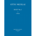 Duett Nr.1 : für 2 Hörner - Otto Nicolai