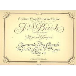 Oeuvres completes pour orgue vol.7 - Johann Sebastian Bach