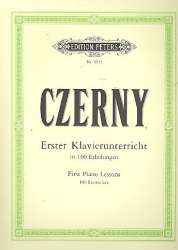 Erster Klavierunterricht in 100 Erholungen - Carl Czerny