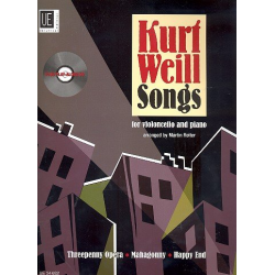 Songs (+CD) : für Violoncello und Klavier - Kurt Weill