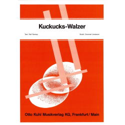 Kuckucks-Walzer - Einzelausgabe Klavier (PVG) - Emanuel Jonasson