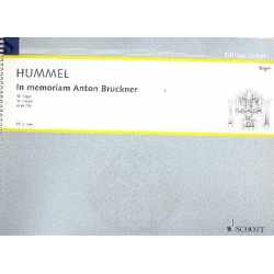 In memoriam Anton Bruckner op.91a : - Bertold Hummel