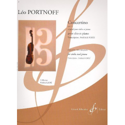 Concertino op.13 pour violon et piano : - Leo Portnoff