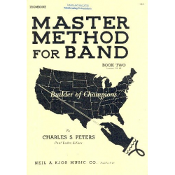 Master method for band vol.2 : trombone - Charles S. Peters
