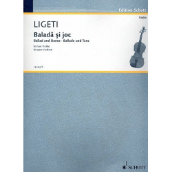 Ballade und Tanz : für 2 Violinen - György Ligeti