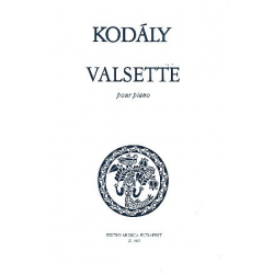 Valsette für Klavier - Zoltán Kodály