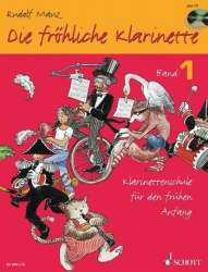 Die fröhliche Klarinette Band 1 - Klarinettenschule für den frühen Anfang (mit CD) - Rudolf Mauz