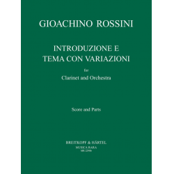 Introduzione e Tema con Variazioni B-Dur - Gioacchino Rossini / Arr. Nicolai Pfeffer