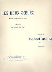 Les 2 soeurs op.6,4 : pour chant et piano - Marcel Dupré