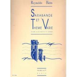 Sarabande et Thême varié : pour - Reynaldo Hahn