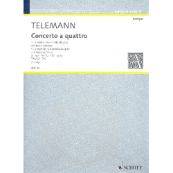 Concerto à quattro D-Dur : für - Georg Philipp Telemann