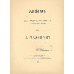 Andante : - Jules Massenet