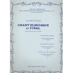 Chant elegiaque et final - Jean Bouvard