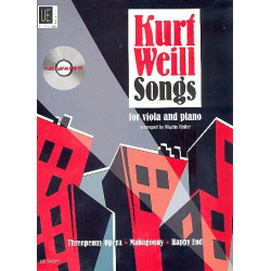 Songs (+CD) : for viola and piano - Kurt Weill