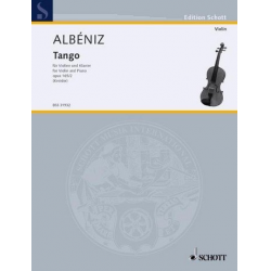 Tango op.165,2 : für Violine - Isaac Albéniz / Arr. Fritz Kreisler