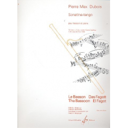 Sonatine-Tango : pour basson et piano - Pierre Max Dubois