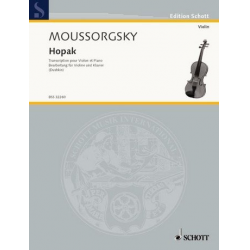 Hopak : für Violine und Klavier - Modest Petrovich Mussorgsky