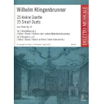 25 kleine Duette aus op.40 : - Wilhelm Klingenbrunner