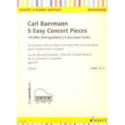 5 leichte Vortragsstücke aus op.63 : - Carl Baermann