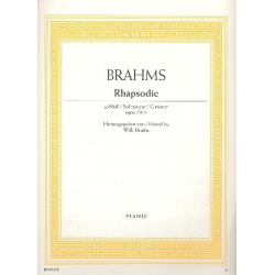 Rhapsodie g-Moll op.79,2 : für Klavier - Johannes Brahms