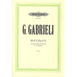 Buccinate : für 19 gemischte - Giovanni Gabrieli