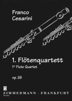 Quartett Nr.1 op.26,1 für 4 Flöten