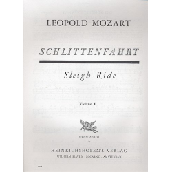 Schlittenfahrt : für Streicher, - Leopold Mozart