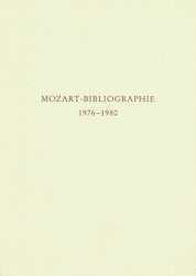 MOZART-BIBLIOGRAPHIE 1976-1980 MIT - Rudolph Angermüller