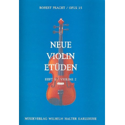 Neue Violinetüden Heft 1 (Violine 2) - Robert Pracht