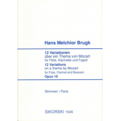 12 Variationen op. 10 (Thema Mozart) - Hans Melchior Brugk