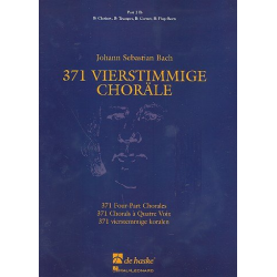 371 Vierstimmige Choräle (05 2. Stimme in Bb) - Johann Sebastian Bach / Arr. Hans Algra