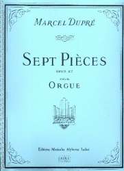 7 pièces op.27 : pour orgue - Marcel Dupré