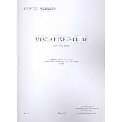 Vocalise-étude : pour voix élevées - Olivier Messiaen