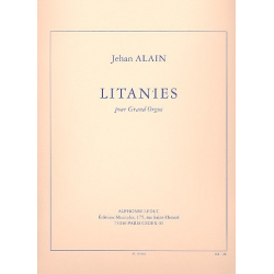 Litanies : pour orgue - Jehan Alain