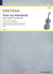 From my Homeland : for violin and piano - Bedrich Smetana / Arr. Hans Sitt