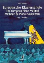 Europäische Klavierschule Band 3 - Noten mit Online-Material - Fritz Emonts
