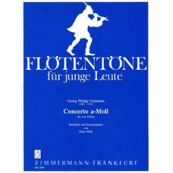 Concerto a-Moll : für 3 Flöten - Georg Philipp Telemann