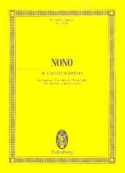 Il canto sospeso : for soloists, - Luigi Nono