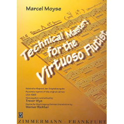 Technical mastery for the virtuoso flutist : - Marcel Moyse