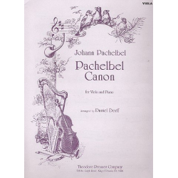 Canon d major : for viola and piano - Johann Pachelbel