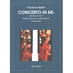 Konzert Es-Dur Oboe und Klavier - Vincenzo Bellini / Arr. Vilmos Lesko