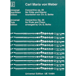 CONCERTINO OP.26 FUER KLARINETTE - Carl Maria von Weber