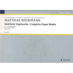 Sämtliche Orgelwerke Band 1 : für Orgel - Matthias Weckmann