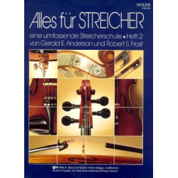 Alles für Streicher Band 2 - (deutsch) - Violine - Gerald Anderson