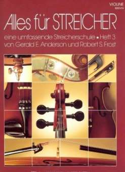 Alles für Streicher Band 3 - (deutsch) - Violine