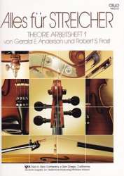 Alles für Streicher Band 1 - Theorie Arbeitsheft - (deutsch) - Cello - Gerald Anderson