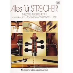 Alles für Streicher Band 1 - Theorie Arbeitsheft - (deutsch) - Cello - Gerald Anderson