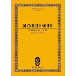 Sinfonien Nr.1-8 : für Streichorchester - Felix Mendelssohn-Bartholdy