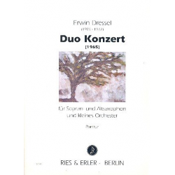 Duo-Konzert : für 2 Saxophone (SA) und - Erwin Dressel