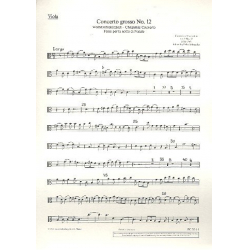Concerto grosso C-Dur op.3,12 : - Francesco Onofrio Manfredini